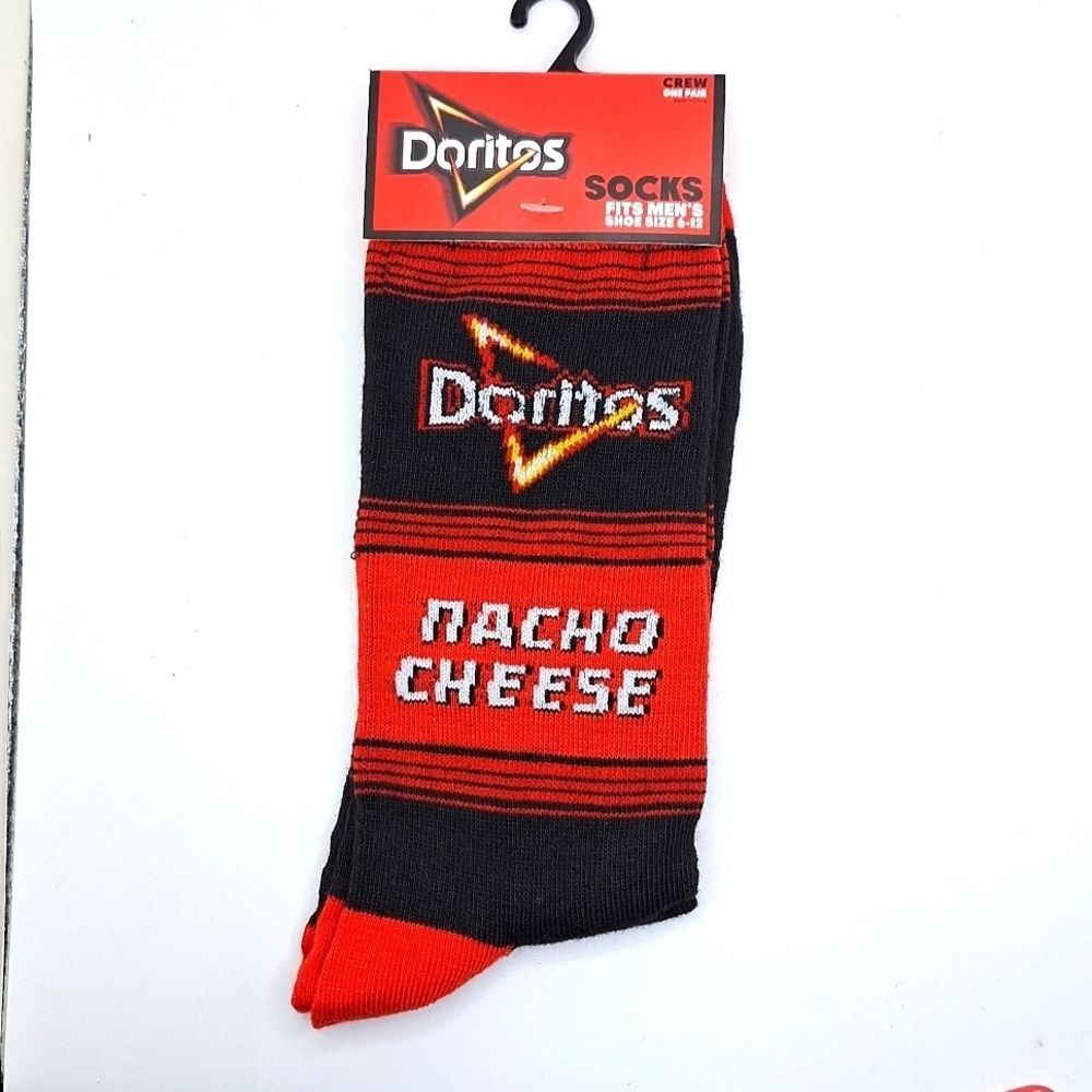Doritos nacho cheese crew socks